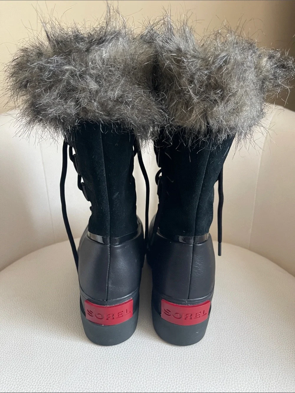 SOREL JOAN of Arctic Next Faux Fur Waterproof Snow Boots
